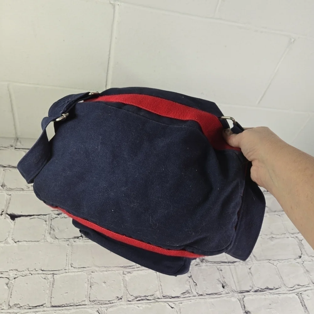 Vtg 90s y2k Tommy Hilfiger spell out drawstring backpack